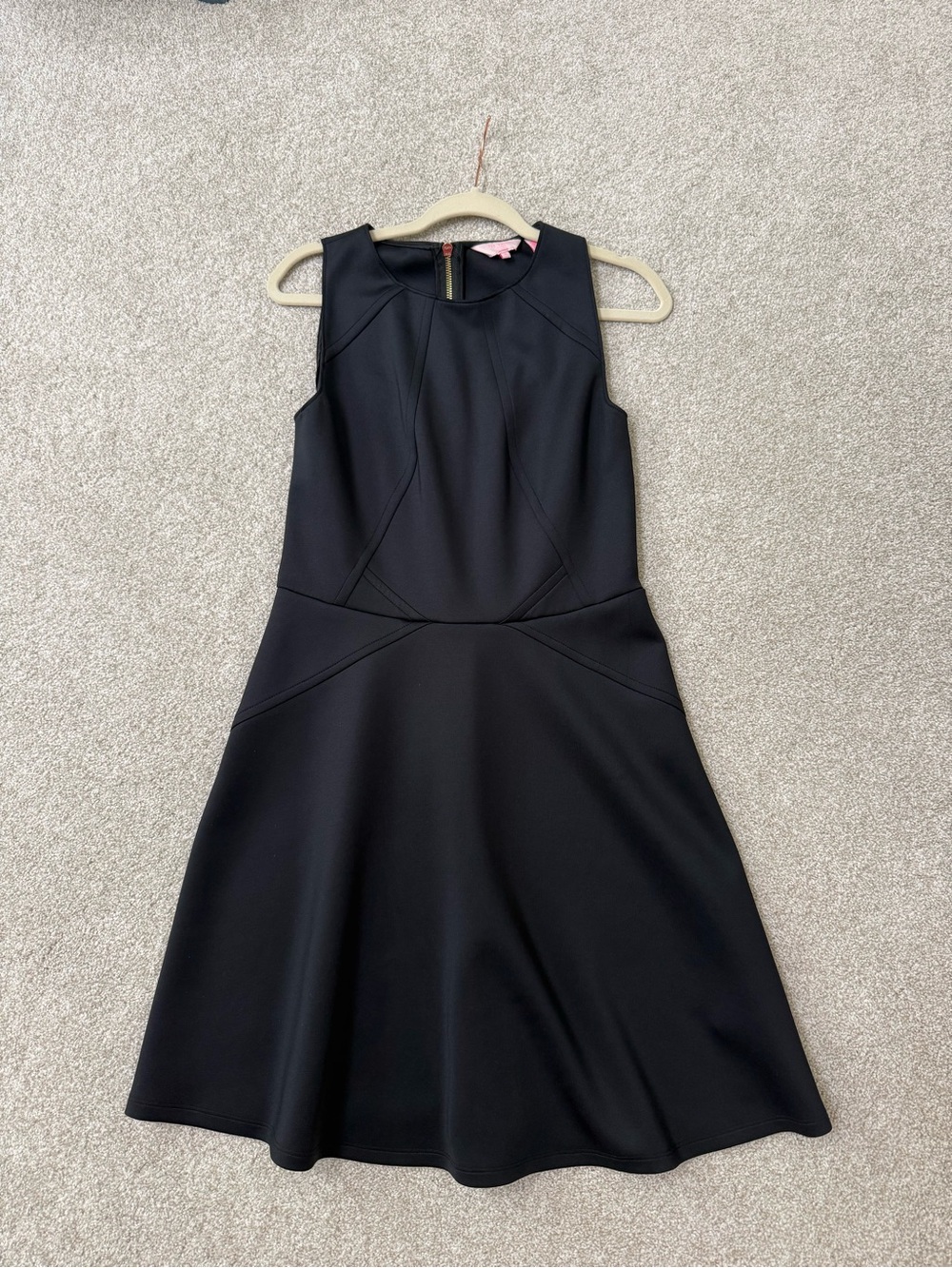 Ted Baker Black Dress with Seam Detailing